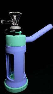 6" Stonerware Silicone/Glass Pipe