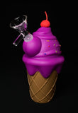 Small Ice Cream Cone Silicone Water Pipe