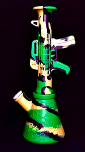 11” Heavy Duty Silicone AK-47 Water Pipe