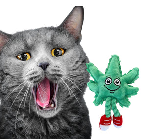 PAW:20 - Lil' MJ the Weed Leaf 420 Cat Toy