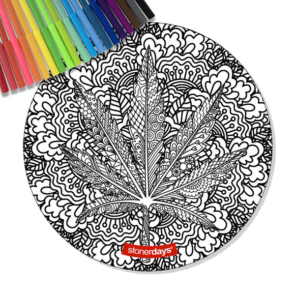 Stonerdays Flowers On Flowers Creativity  Dab Mat Set