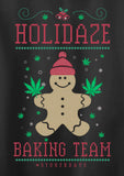 Stonerdays Women's - Holidaze Baking Team Crop Top Hoodie