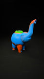 5.5" Multicolor Silicone Elephant Hand Pipe