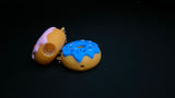 2" Silicone Donut Keychain Pipe