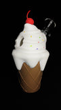 6" Small Silicone Ice Cream Cone Water Pipe