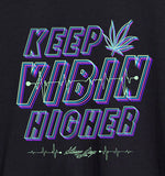 Stonerdays Women's - Keep Vibin Higher Crop Top Hoodie