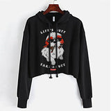 Stonerdays Lifes Ruff Take A Puff Crop Top Hoodie