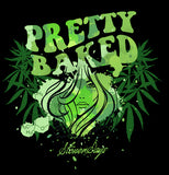 Stonerdays Pretty Baked Stoner Crop Top Hoodie