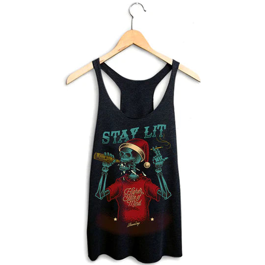 Stonerdays Women's Stay Lit Racerback