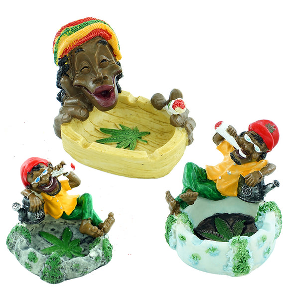 Rasta Resin Ashtray