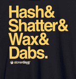 Stonerdays MEN'S - HASH & SHATTER HOODIE🏳️‍🌈