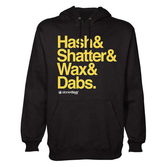 Stonerdays MEN'S - HASH & SHATTER HOODIE🏳️‍🌈