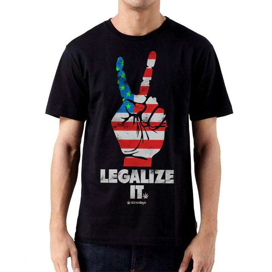 Stonerdays MEN'S - LEGALIZE AMERICA TEE