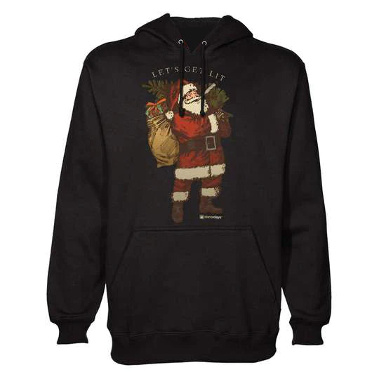 Let's Get Lit Stoney Santa Hoodie