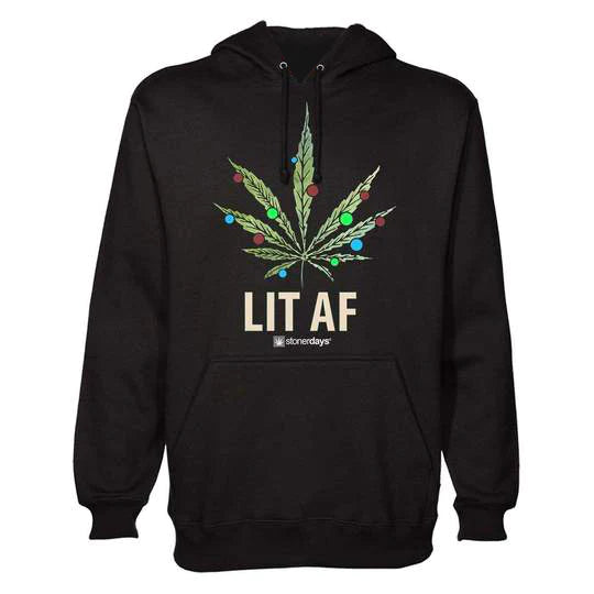 Stonerdays Men's Lit AF Hoodie