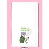 Bad Grandma Designs - Puff Puff Pass Dishtowel