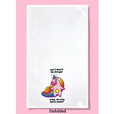 Bad Grandma Designs - No! I Don't Do Drugs Dishtowel